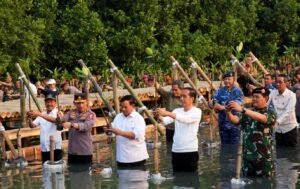 Mabes TNI Raih Rekor Muri, Tanam Mangrove Secara Serentak