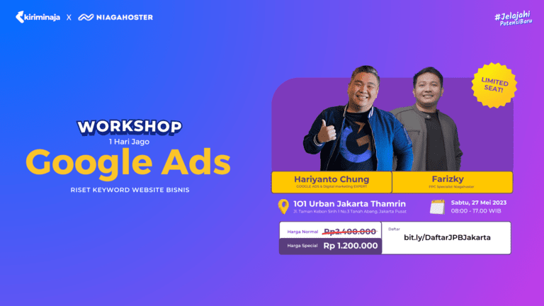 kuatkan bisnis dengan digital marketing niagahoster x kiriminaja