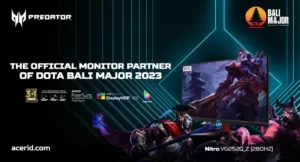 Acer Menjadi Partner Teknologi di Turnamen eSport Internasional, Hadirkan 130 Monitor NITRO pada Bali Major 2023