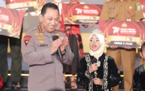 Naila Muazara Ulfah Juara 3 Cerpen "Polisi My Superhero"