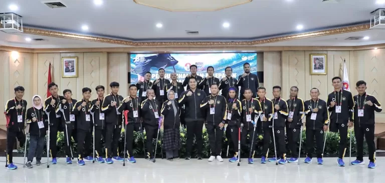 Menpora Kukuhkan dan Lepas Timnas Garuda INAF U-23 ke Tournament Artalive Challenge Cup Amputee Football 2023 Malaysia