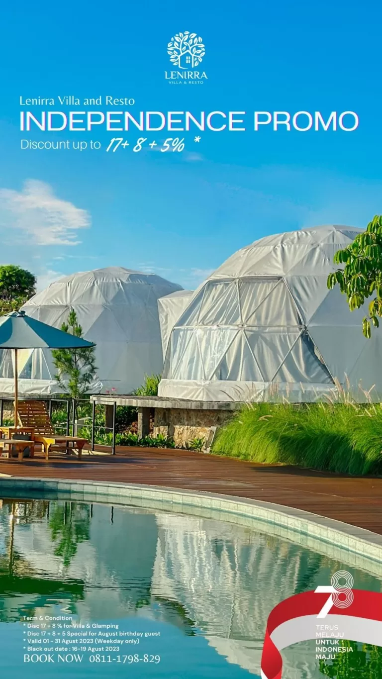 Lenirra Villa and Resto Suguhkan 'Independence Promo' Rayakan Kemerdekaan RI Ke-78 Sepanjang Agustus 2023