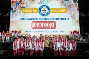 Semangat Kolaborasi Wujudkan Pemecahan Guinness World Records Pergelaran Angklung Terbesar di Dunia