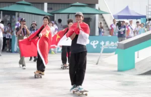Sanggoe Darma, Atlet Skateboard Sukses Raih Medali Perak di Asian Games 2022 Hangzhou