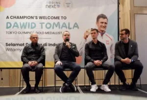 Dawid Tomala, Peraih Medali Emas Olimpiade Tokyo, Hadir dalam "Meet & Greet" Sekaligus Meresmikan Olympian Mind - Kursus Online Inovatif Pertama di Indonesia