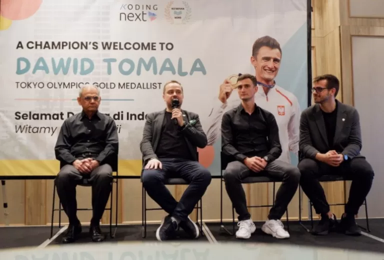 Dawid Tomala, Peraih Medali Emas Olimpiade Tokyo, Hadir dalam "Meet & Greet" Sekaligus Meresmikan Olympian Mind - Kursus Online Inovatif Pertama di Indonesia