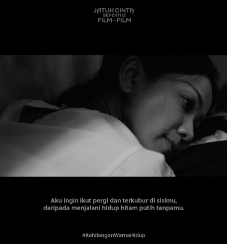 Jatuh Cinta Seperti di Film Film Bercerita Lewat First Look Dua Tokoh Utamanya
