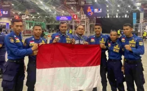 Petugas Pemadam Jakarta Raih Lima Medali pada Kompetisi Singapore-Global Firefighters and Paramedics Challenge 2023