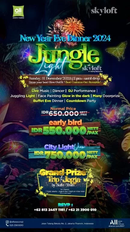 all seasons Jakarta Thamrin Hadirkan “Jungle Light”