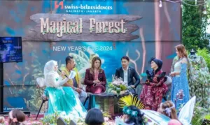 Swiss-Belresidences Kalibata Sambut Malam Tahun Baru 2024 dengan ‘’Magical Forest’’ dan Peragaan Busana Karya Anggalang by Omar