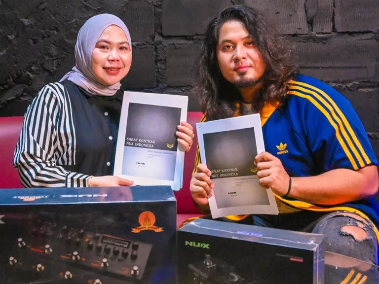 Gitaris Bless The Knights, Fritz Faraday Jadi Brand Ambassador Produk Multi Efek, NUX