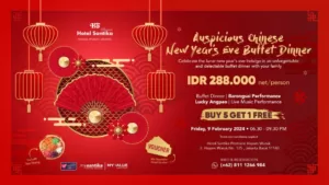 Menyambut Imlek 2024, Nikmati Makan Malam Keluarga di Hotel Santika Premiere Hayam Wuruk - Jakarta