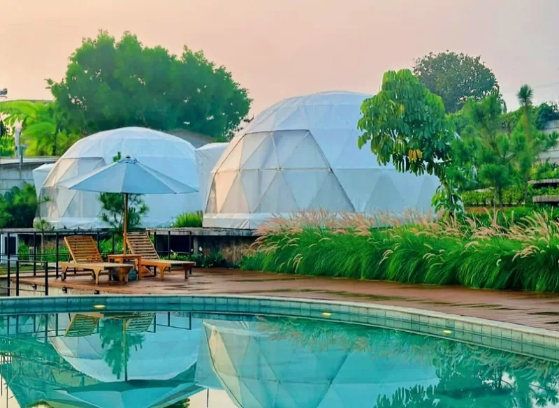 Review Menginap di Glamping Lenirra Villa and Resto Cijeruk, Bogor