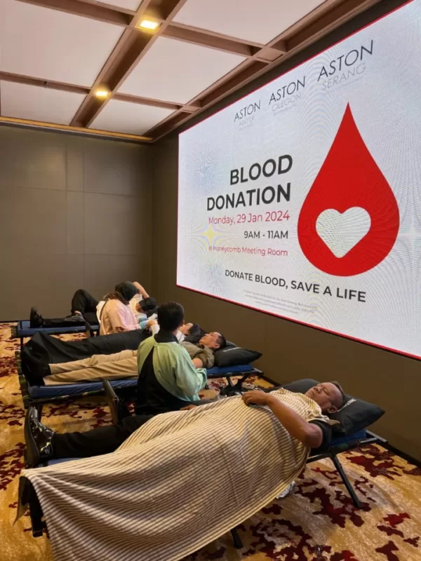 Sejuta Tetes Darah Bentuk Kepedulian, ASTON Hotels Gelar Donor Darah
