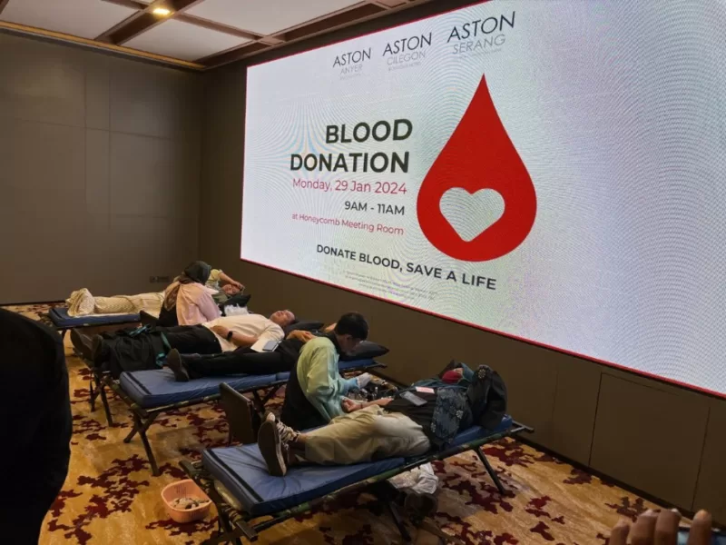 Sejuta Tetes Darah Bentuk Kepedulian, ASTON Hotels Gelar Donor Darah
