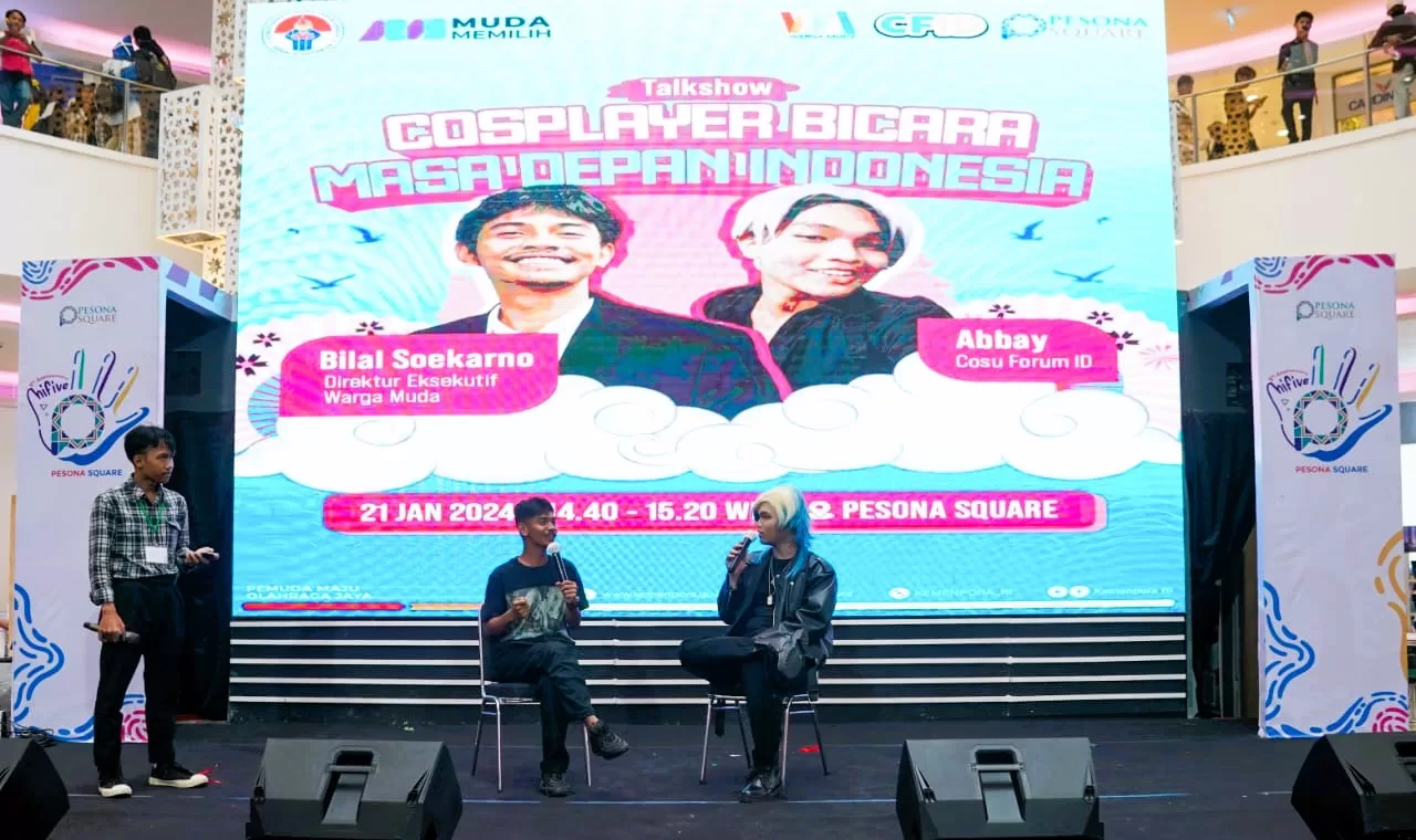 Melalui Wakai Fest, Kemenpora Sosialisasikan Muda Memilih pada Komunitas Cosplayer