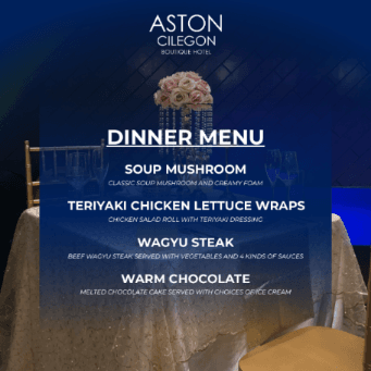 Aston Cilegon Boutique Hotel Mempersembahkan Special Romantic Dinner Pada Bulan Kasih Sayang