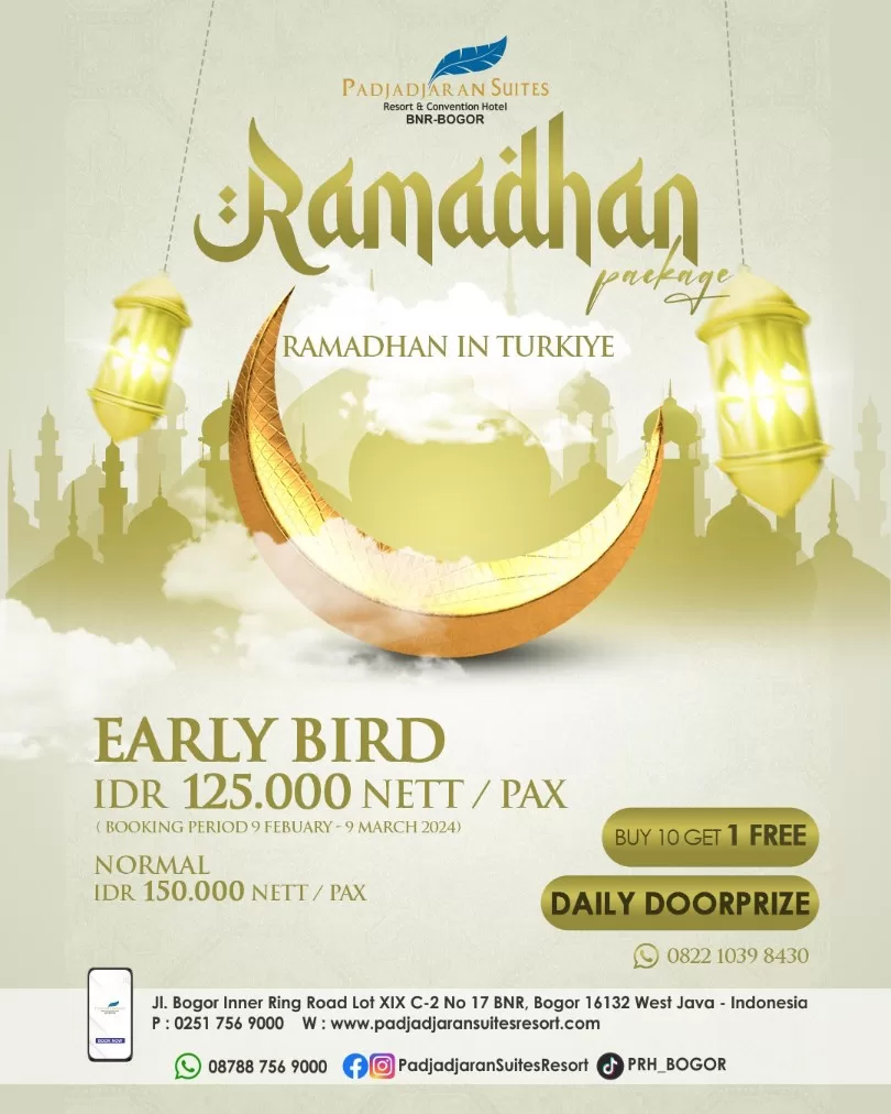 Ramadhan In Turkiye, Paket Iftar Padjadjaran Suite Resort & Conference Hotel Selama Bulan Ramadhan