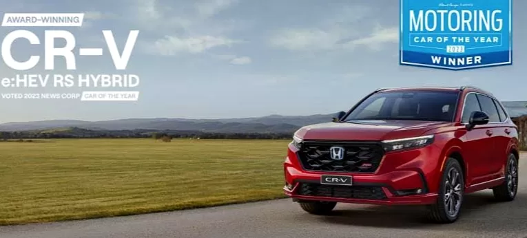 All New Honda CR-V RS e:HEV Raih Car of the Year 2023 oleh News Corp Australia