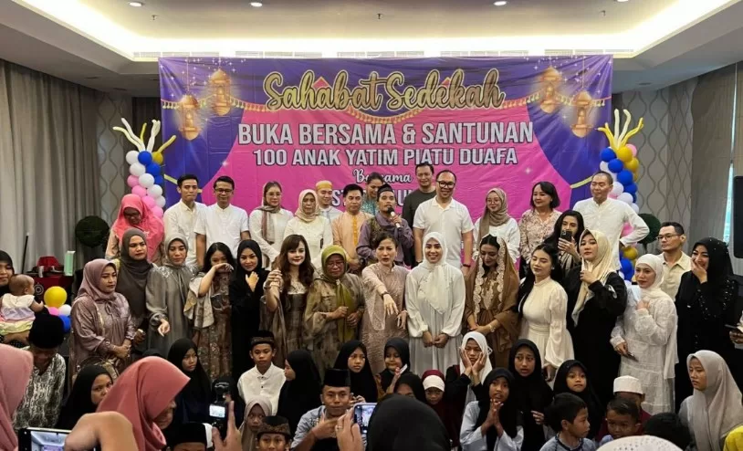 Gandeng Usatad Maulana, Sahabat Sedekah Menggandeng The Bellezza Suites Mengadakan Buka Bersama Dan Santunan 120 Anak Yatim Dan Dhuafa Di Bulan Ramadan