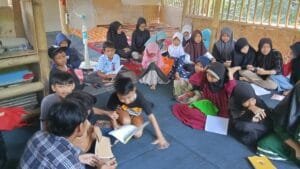 Bendung Buta Literasi, Daya Putra Bangsa Bangun Budaya Gemar Membaca, Senang Menulis Dan Berani Bercerita