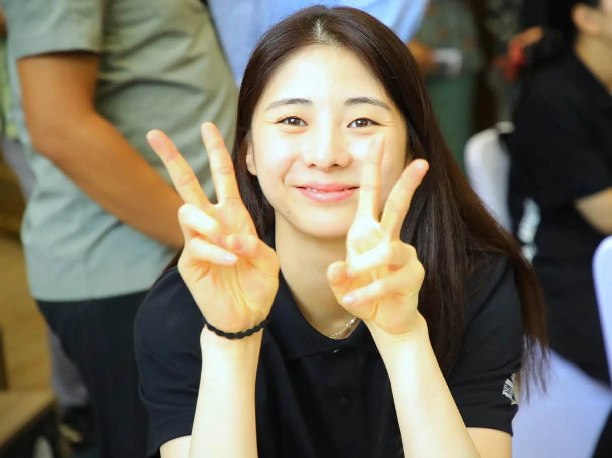 Pemain Red Sparks Park Hye-min Dkk Minta Buah Manggis Dan Mangga Ke Menpora Dito