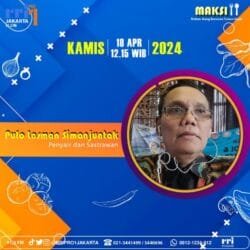 Penyair Pulo Lasman Simanjuntak Baca Puisi 'Kalah Atau Menang' Dalam Siaran Live di RRI Pro 1 Frekuensi 91, 2 FM
