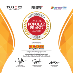 Perkuat Aktivitas Digital, MR.DIY Raih Indonesia Digital Popular Brand Award 2024