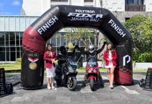 Motor Listrik POLYTRON Fox-R: Memecahkan Rekor MURI Dengan Perjalanan Motor Listrik Menempuh Jarak Terjauh 1.333 KM Dari Jakarta Ke Bali