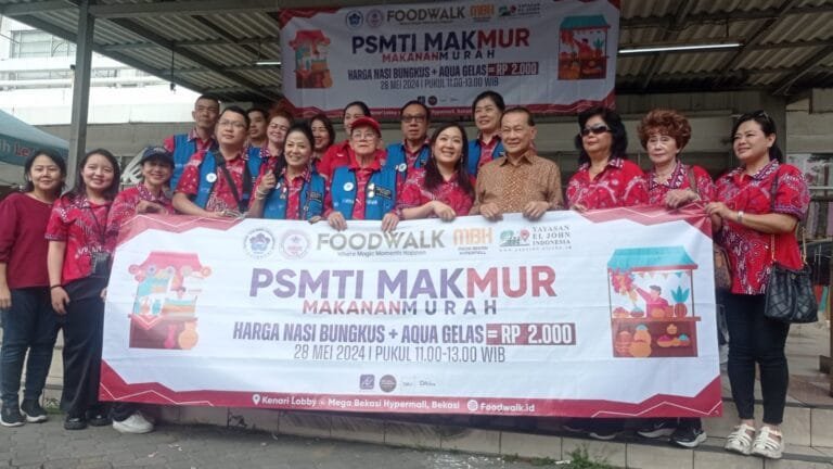 PSMTI dyan Perwanti Gelar Program 'Makanan Murah' di Mega Bekasi Hypermall