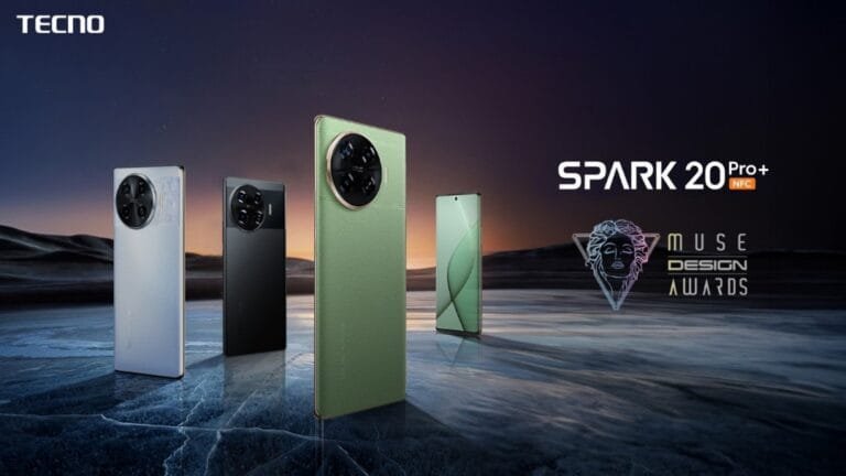 TECNO SPARK 20 Pro+ Sabet Gelar Platinum Winner di MUSE Design Award 2024