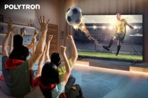 Rasakan Atmosfer Stadion di Rumah dengan TV POLYTRON 75 Inci: Pengalaman Nobar Terbaik