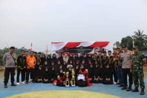 Lomba Marching Band Peringati HUT Bhayangkara Ke-78 Berlangsung Meriah Dan Menghibur