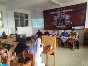 Laksanakan Technical Meeting, Polsek Cijeruk Matangkan Kesiapan Lomba Marching Band HUT Bhayangkara Ke-78