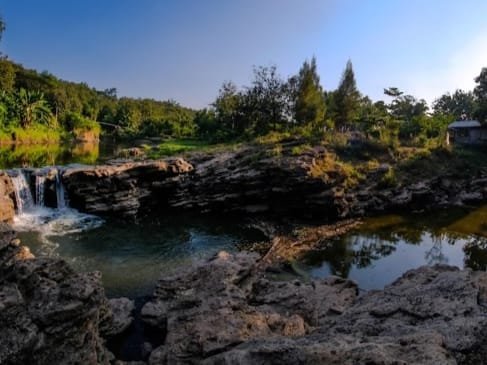Wisata Kedung Grujug Jawa Tengah, Menikmati Keindahan Air Terjun Bisa Sambil Cari IKan