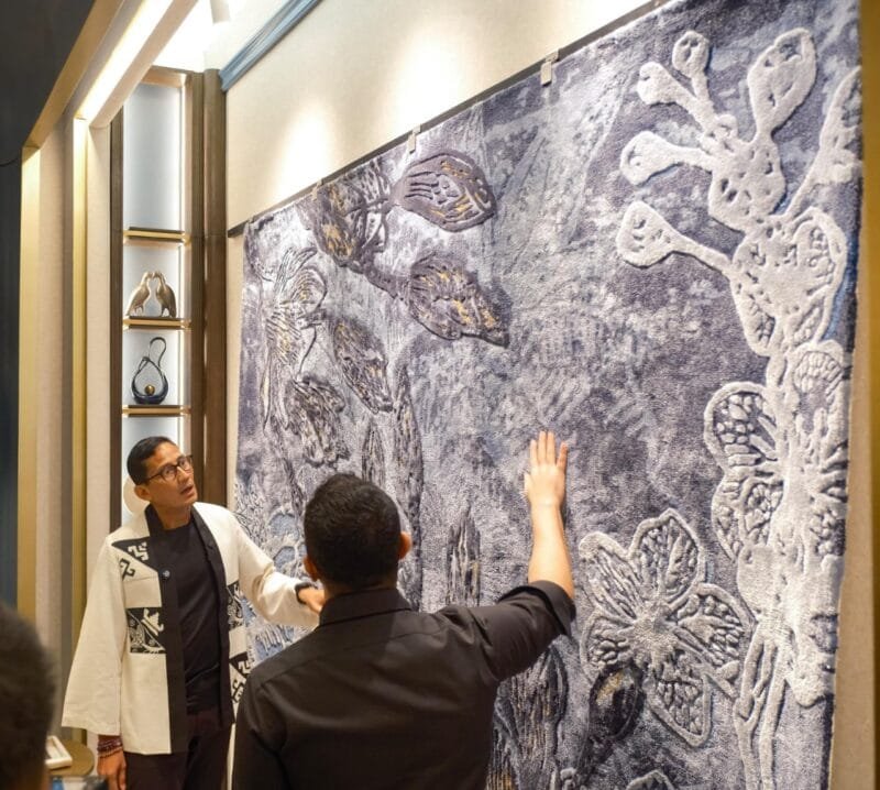 Menteri Kemenparekraf Sandiaga Uno Mengunjungi Rumah di Dalam Mall milik Arief Muhammad