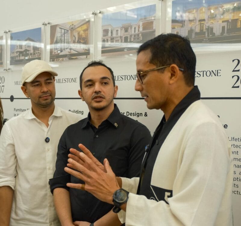 Menteri Kemenparekraf Sandiaga Uno Mengunjungi Rumah di Dalam Mall milik Arief Muhammad