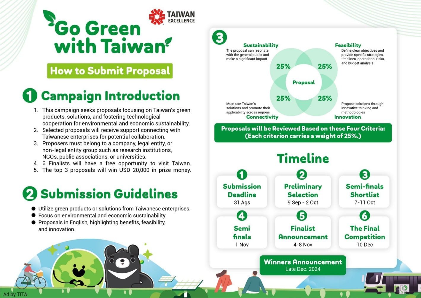 Kampanye Proposal "Go Green with Taiwan" 2024