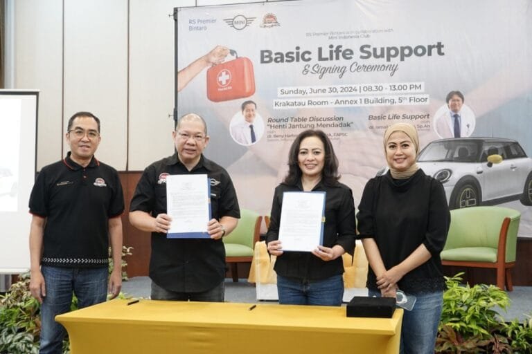 Basic Lift Support Sebagai Kick Off Kerjasama RS Premier Bintaro Dengan Komunitas Mini Cooper Indonesia