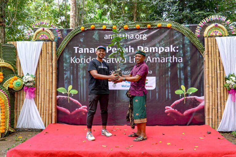 Wujudkan Hutan Lestari Berbasis Ekonomi Akar Rumput, Amartha dan KTH Giri Amerta Tanam 2.000 Pohon di Koridor Satwa Liar Hutan Bali Barat