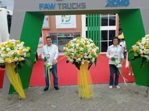 PT Gaya Makmur Mobil Launching Dua Unit Electric Vehicle Trucks di Indonesia Mining 2024 JIEXPO Kemayoran