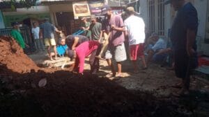 Atasi Banjir, Warga Pabuaran Cibinong Bogor Lakukan Sistem Drainase Horizontal Saluran Air