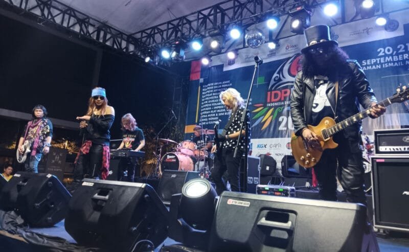 NUVA, JR.STONES dan JJ BROTHERS Band "Jakarta Rockers Club" Semarakan Malam Penutupan IDPFest 2024
