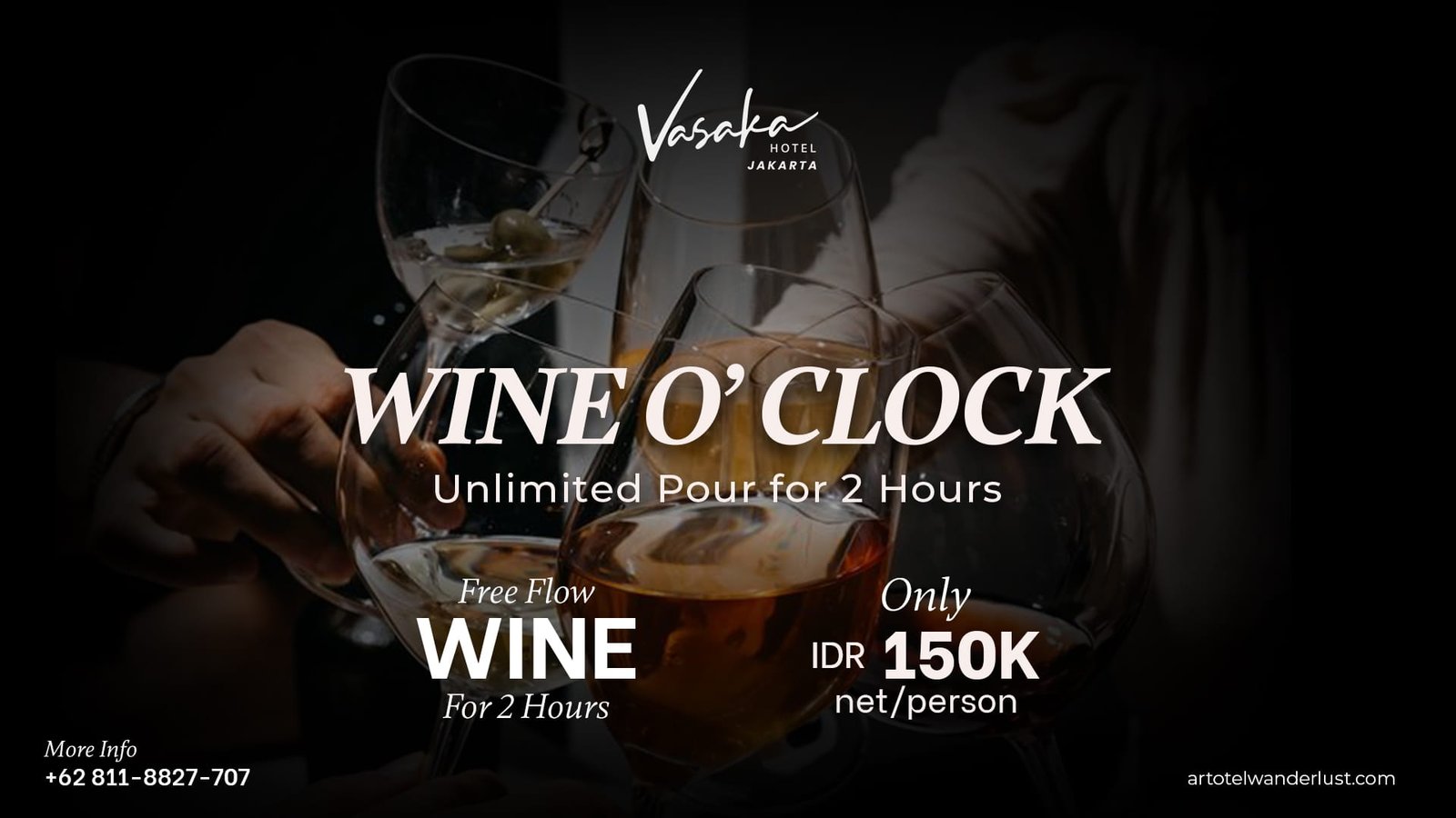 Nikmati Sensasi Wine O’Clock “Free Flow” Pada Tempat Terbaik di Jakarta Timur