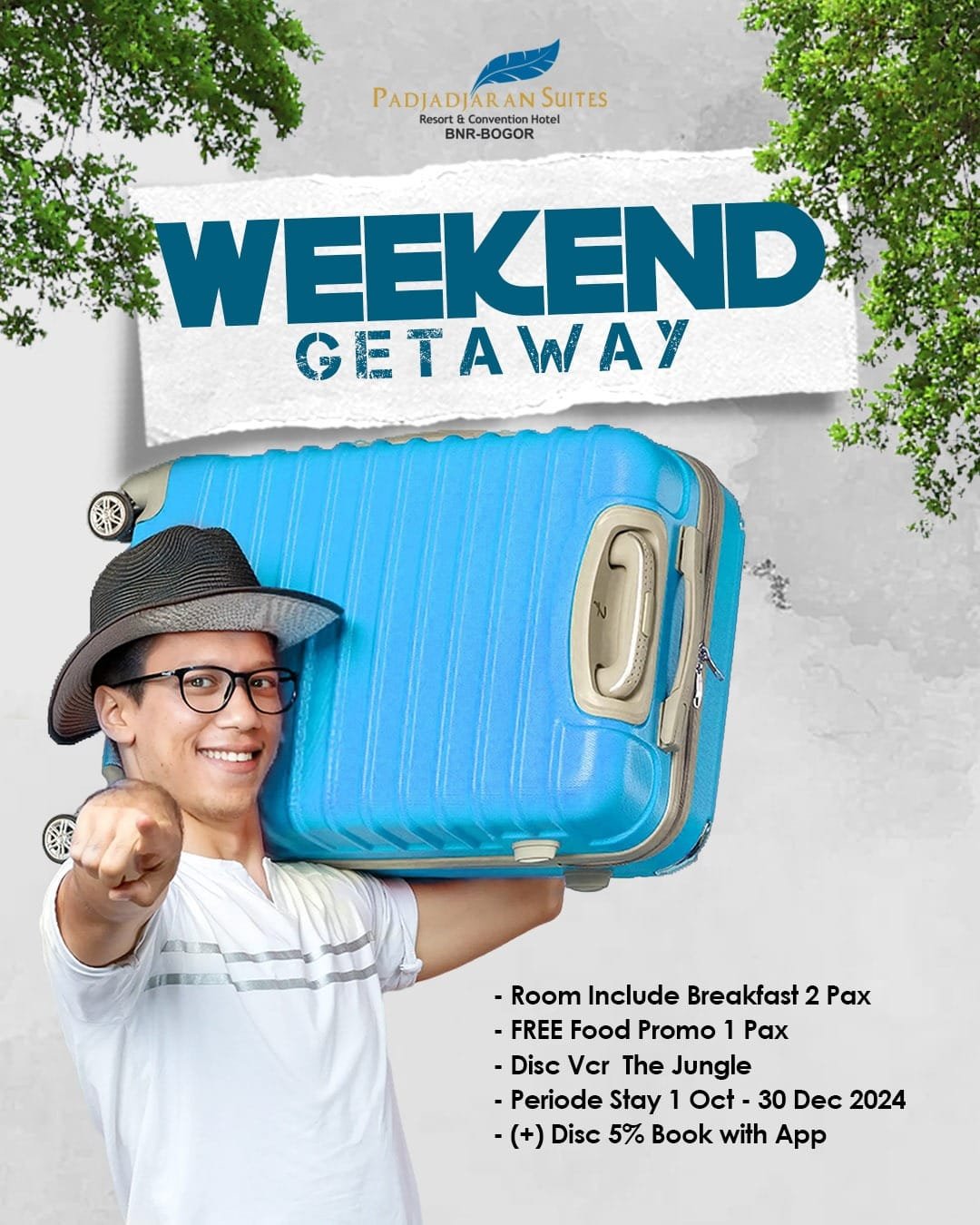 Yuk! Liburan Akhir Pekan di Kota Bogor, Dapatkan Promo "Weekend Get A Way" Padjadjaran Suites Resort & Convention Hotel