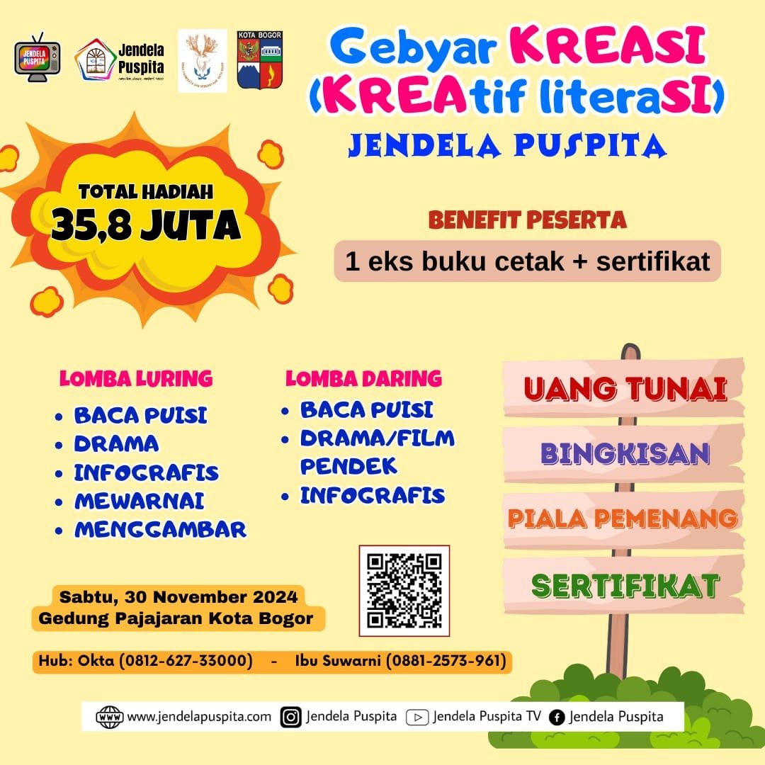 Ayo Ekspresikan Dirimu di Ajang Kreativitas Gebyar KREASI Jendela Puspita