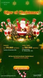 Rayakan Suasana Natal di luminor Hotel Kota dengan "Glow of Christmas"