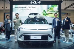 Kia Meriahkan Partisipasinya di MUF Gaikindo Jakarta Auto Week 2024 dengan Menampilkan Kendaraan Listrik Terbaru, Kia EV3