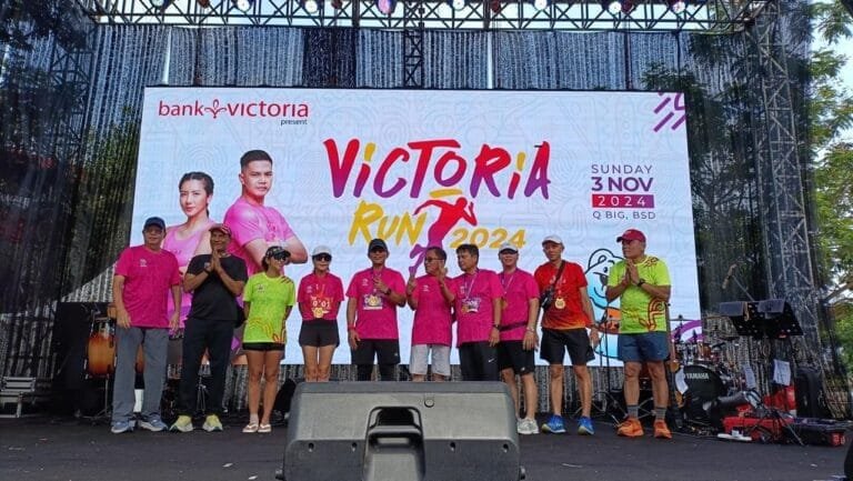 Peringati HUT ke 30 Bank Victoria Gelar ‘Victoria Run 2024’