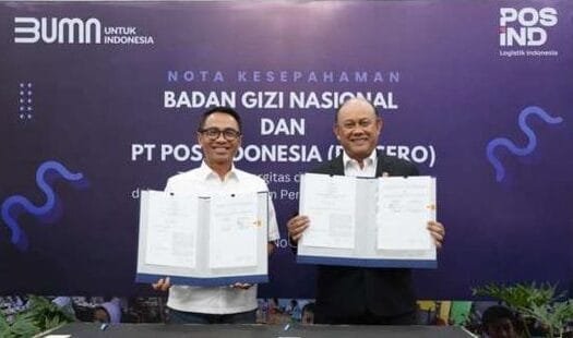 Pos Indonesia dan Badan Gizi Nasional Bersinergi Dukung Program Pemenuhan Gizi Nasional